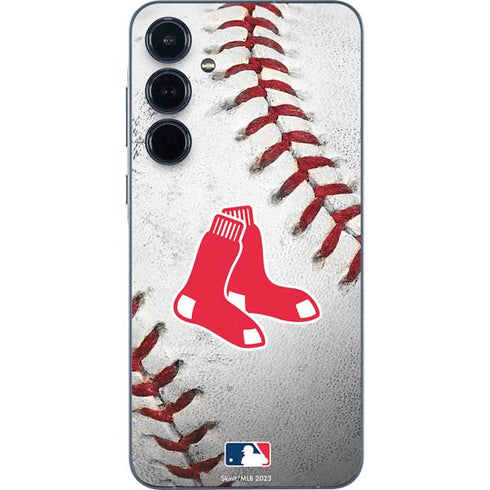 MLB Boston Red Sox Game Ball Galaxy A35 5G Skin